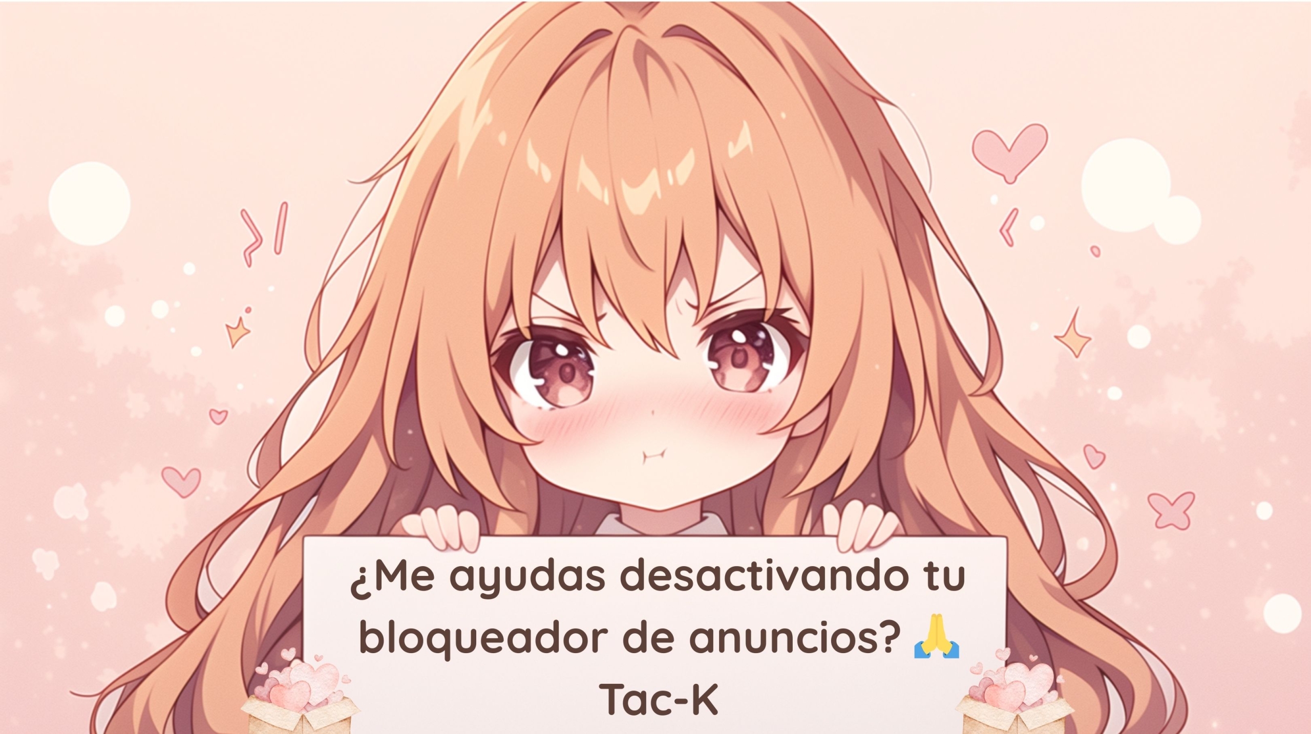 �Me ayudas desactivando tu bloqueador de anuncios?